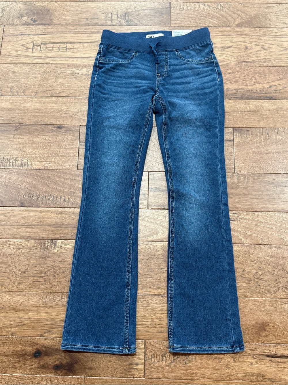 SO Girls Mid Rise Stretch Bootcut Jeans - Size 10
